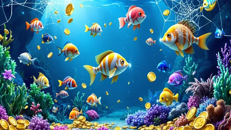 Tampilan permainan tembak ikan bawah laut ARWANATOTO